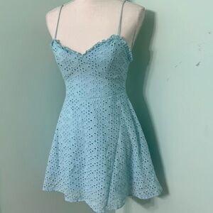 ⭐️ 2 for $15. Rue 21 baby blue eyelet sundress